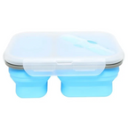 Rectangular Food Storage Container with 2 Compartments