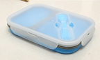 Rectangular Food Storage Container with 2 Compartments