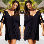 Vestido de playa holgado para mujer