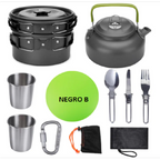 Juego de utensilios de cocina para acampar al aire libre